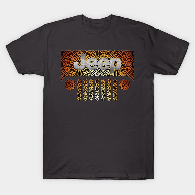 Aztec Jeep T-Shirt by vikachan